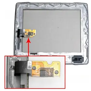 2nd Version Touch Screen Digitizer with Front Cover Replacement for Zebra VC80x