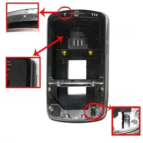 Front + Back Cover Replacement for Symbol MC55X, MC55E0